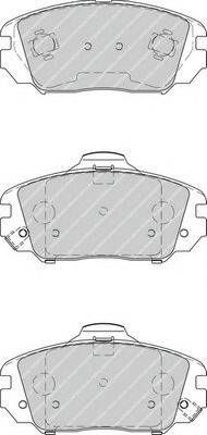 FERODO FDB4246 Комплект гальмівних колодок, дискове гальмо