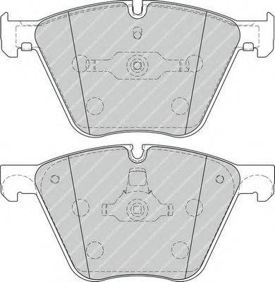 FERODO FDB4287 Комплект гальмівних колодок, дискове гальмо