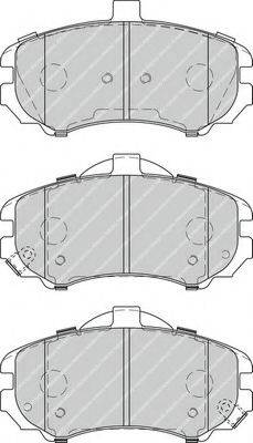 FERODO FDB4303 Комплект гальмівних колодок, дискове гальмо