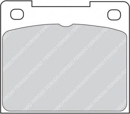 FERODO FDB809M Комплект гальмівних колодок, дискове гальмо