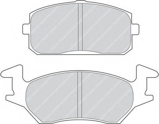 FERODO FDB849 Комплект гальмівних колодок, дискове гальмо