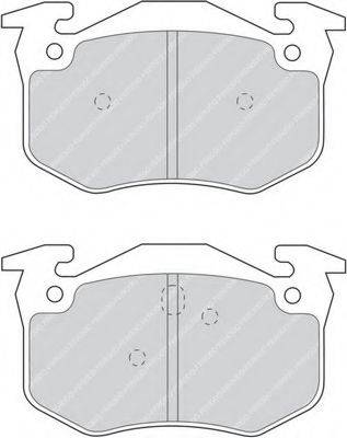 FERODO FDB877 Комплект гальмівних колодок, дискове гальмо