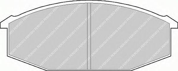 FERODO FVR215 Комплект гальмівних колодок, дискове гальмо