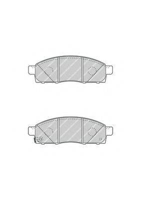 FERODO FVR4415 Комплект гальмівних колодок, дискове гальмо