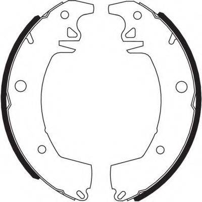 FERODO FSB168 Комплект гальмівних колодок