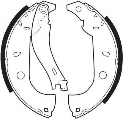 FERODO FSB307 Комплект гальмівних колодок