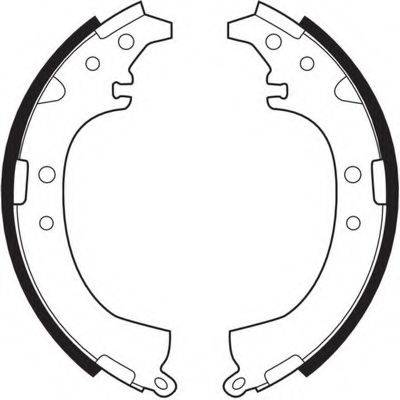 FERODO FSB342 Комплект гальмівних колодок
