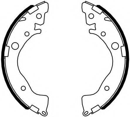FERODO FSB4081 Комплект гальмівних колодок