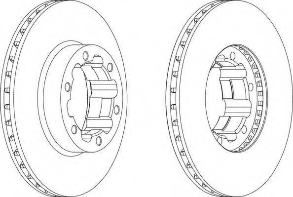 FERODO FCR262A гальмівний диск