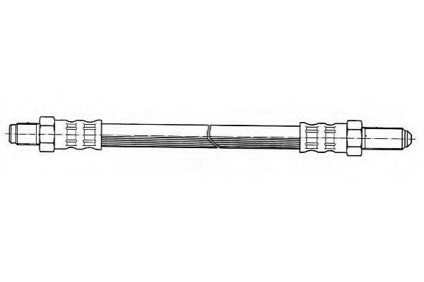 FERODO FHY2021 Гальмівний шланг