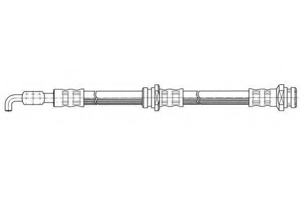 FERODO FHY2058 Гальмівний шланг