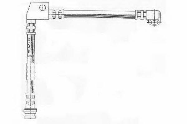 FERODO FHY2094 Гальмівний шланг