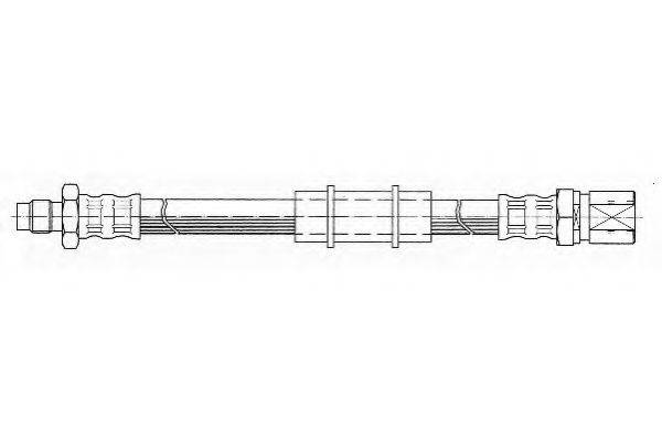 FERODO FHY2183 Гальмівний шланг