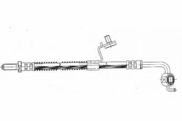 FERODO FHY2425 Гальмівний шланг