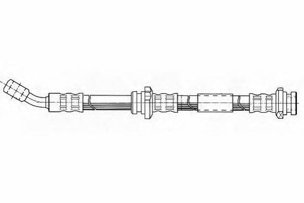 FERODO FHY2427 Гальмівний шланг