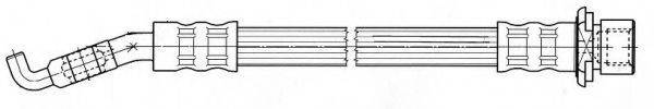 FERODO FHY2617 Гальмівний шланг