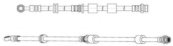 FERODO FHY2748 Гальмівний шланг