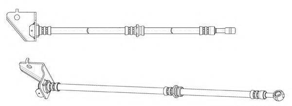 FERODO FHY2783 Гальмівний шланг