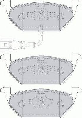 FERODO FSL1635 Комплект гальмівних колодок, дискове гальмо