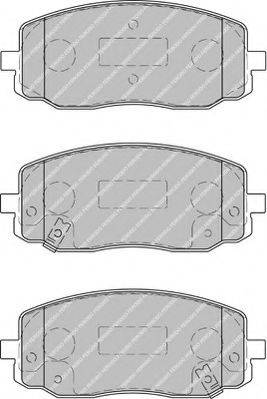 FERODO FSL1783 Комплект гальмівних колодок, дискове гальмо