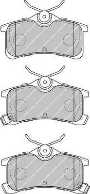 FERODO FSL1895 Комплект гальмівних колодок, дискове гальмо