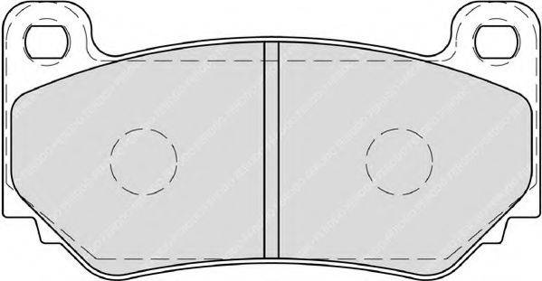 FERODO FSL1995 Комплект гальмівних колодок, дискове гальмо