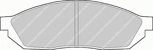 FERODO FSL208 Комплект гальмівних колодок, дискове гальмо