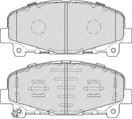 FERODO FSL4270 Комплект гальмівних колодок, дискове гальмо