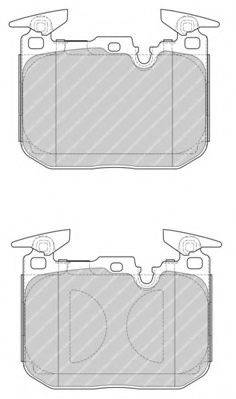 FERODO FDB4662 Комплект гальмівних колодок, дискове гальмо