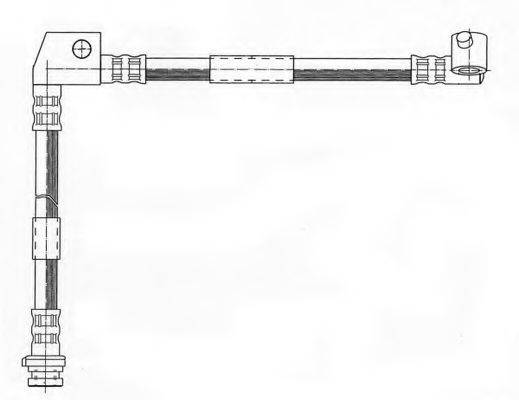 FERODO FHY3207 Гальмівний шланг