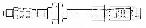 FERODO FHY3187 Гальмівний шланг