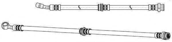 FERODO FHY3142 Гальмівний шланг