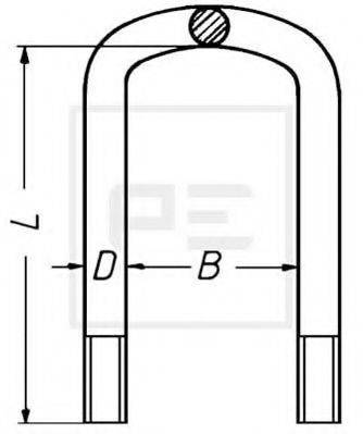 PE AUTOMOTIVE 14501800A Драбина ресори