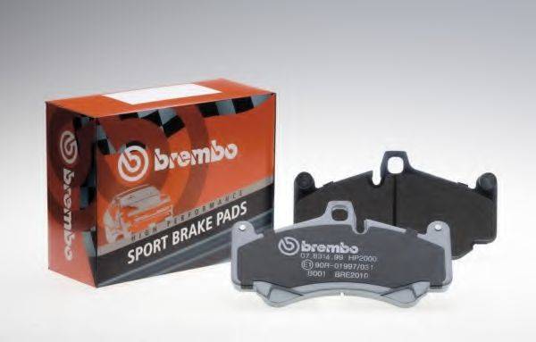 BREMBO 07B31404 Комплект високоефективних гальмівних колодок