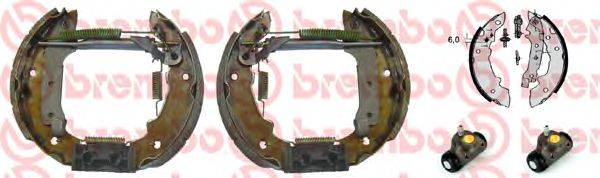 BREMBO K61024 Комплект гальмівних колодок