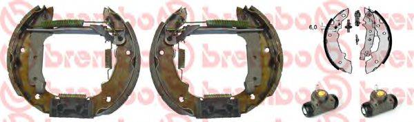 BREMBO K68008 Комплект гальмівних колодок