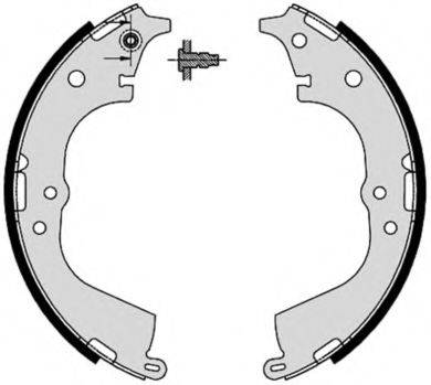 BREMBO S83537 Комплект гальмівних колодок