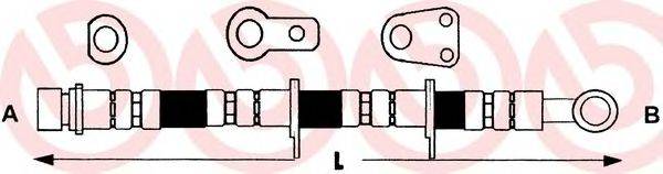 BREMBO T28008 Гальмівний шланг