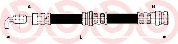 BREMBO T86003 Гальмівний шланг