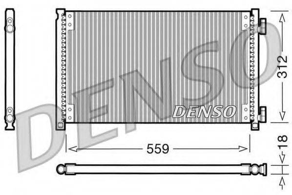 DENSO DCN09100 Конденсатор, кондиціонер