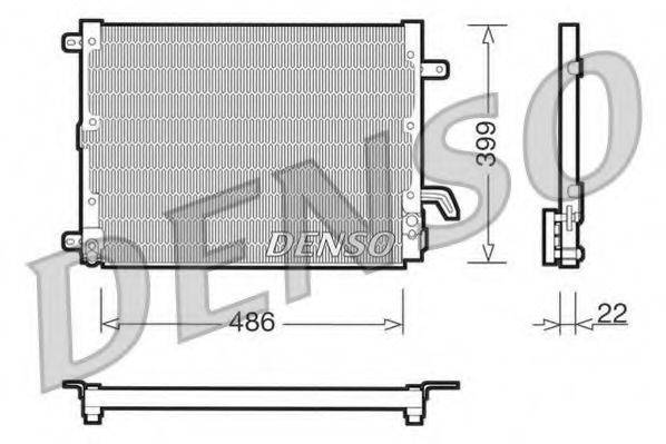 DENSO DCN13001 Конденсатор, кондиціонер