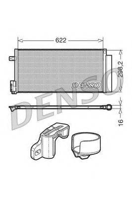 DENSO DCN13110 Конденсатор, кондиціонер