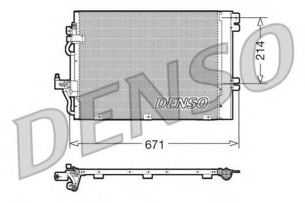 DENSO DCN20009 Конденсатор, кондиціонер