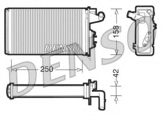 DENSO DRR09010 Теплообмінник, опалення салону