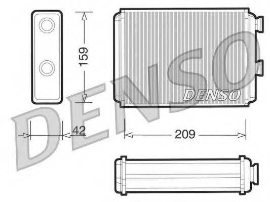 DENSO DRR09071 Теплообмінник, опалення салону