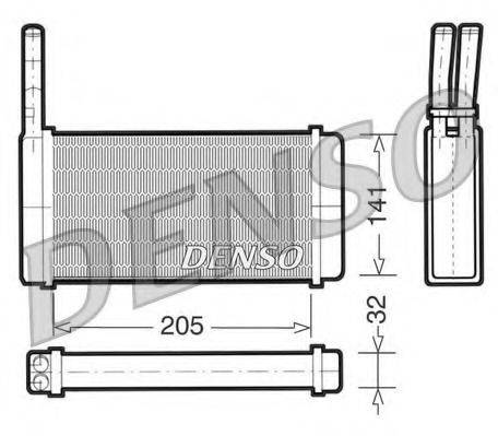 DENSO DRR10010 Теплообмінник, опалення салону