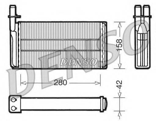 DENSO DRR25001 Теплообмінник, опалення салону