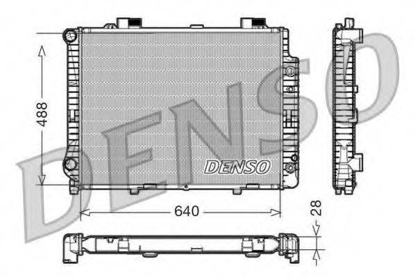 DENSO DRM17041 Радіатор, охолодження двигуна