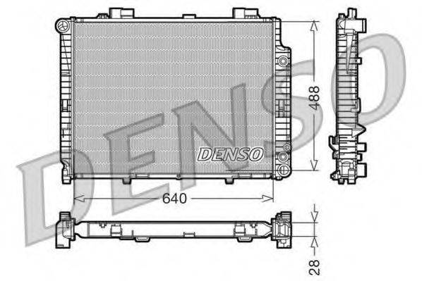 DENSO DRM17101 Радіатор, охолодження двигуна