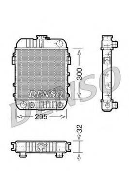 DENSO DRM20061 Радіатор, охолодження двигуна